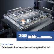 Expertenseminar Batterieentwicklung & -sicherheit