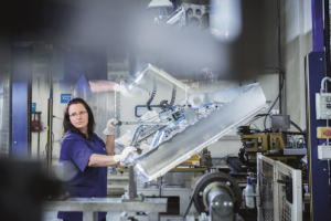 Portraits and scenes of Benteler Automotive on the premises of t