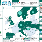 Batteriematerial in Europa (Stand: Juni 2022)