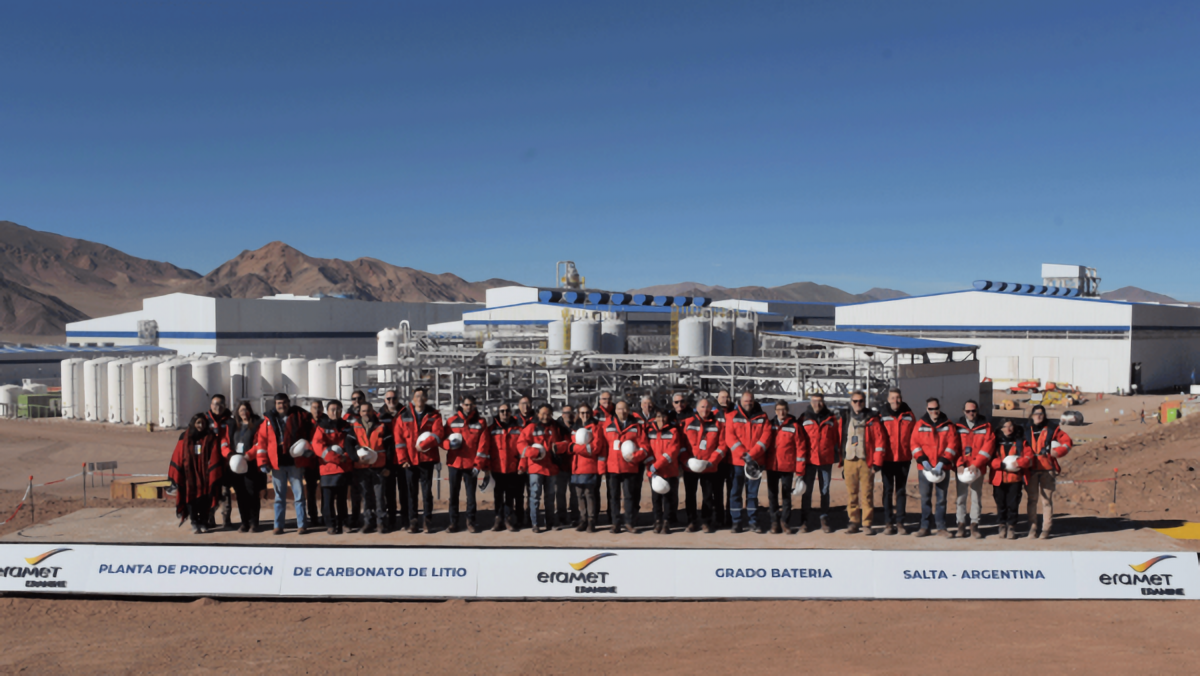 Eramet eröffnet Lithiumförderanlage in Argentinien