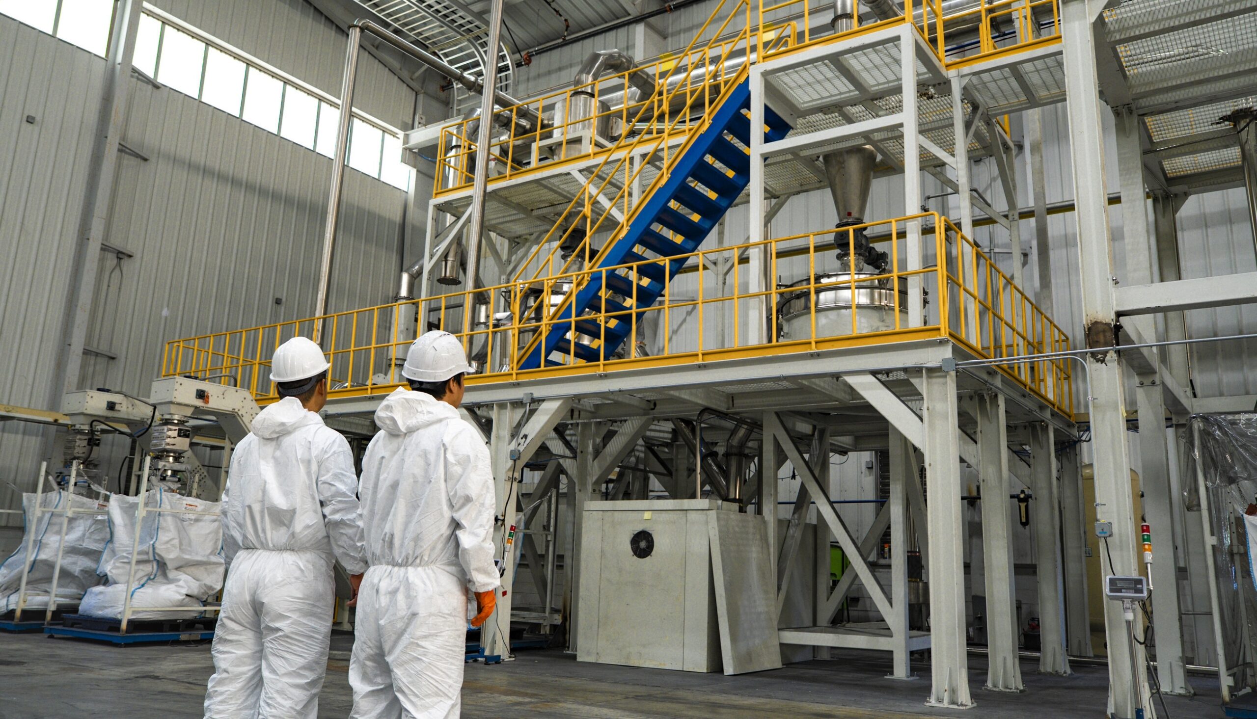 Engineers oversee advanced battery recycling operations at PNE’s Chester, SC facility. (PRNewsfoto/Princeton NuEnergy)