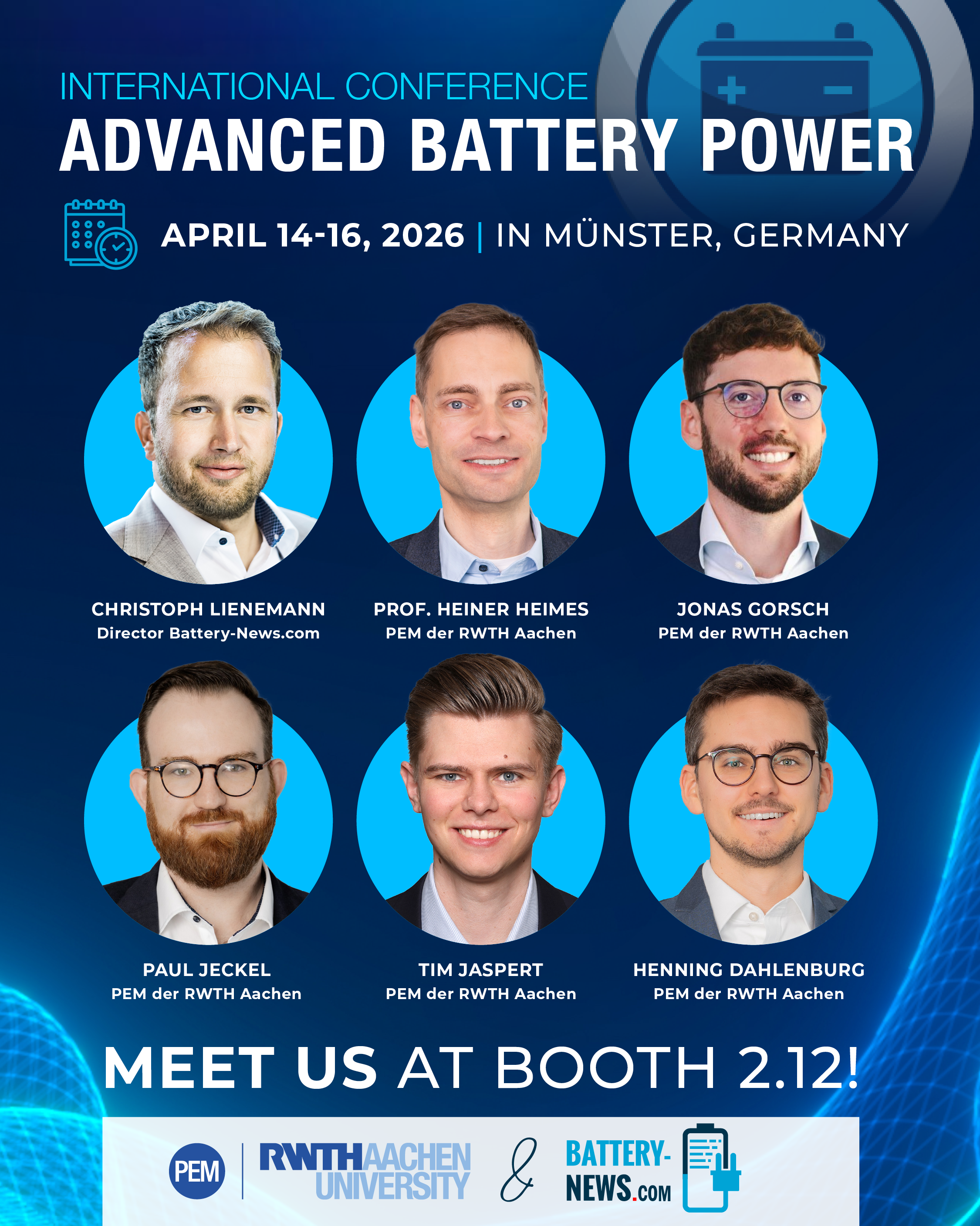 PEM und Battery-News auf der Advanced Battery Power Conference 2026