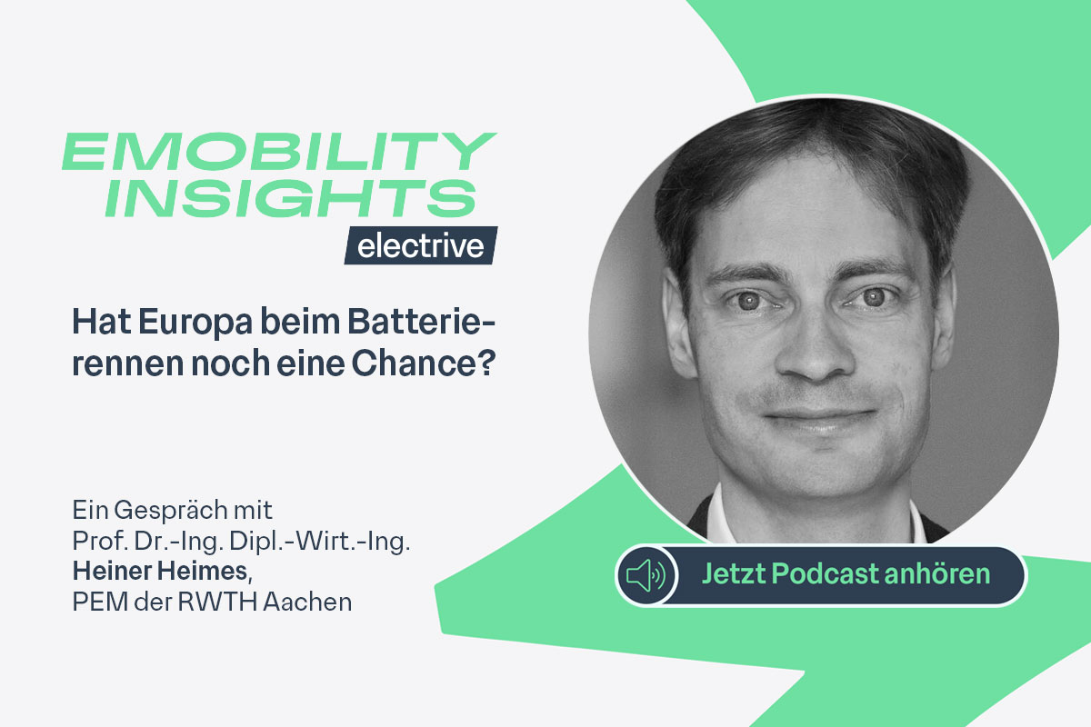 Podcast on the state of Europe’s battery industry with Prof. Heiner Heimes