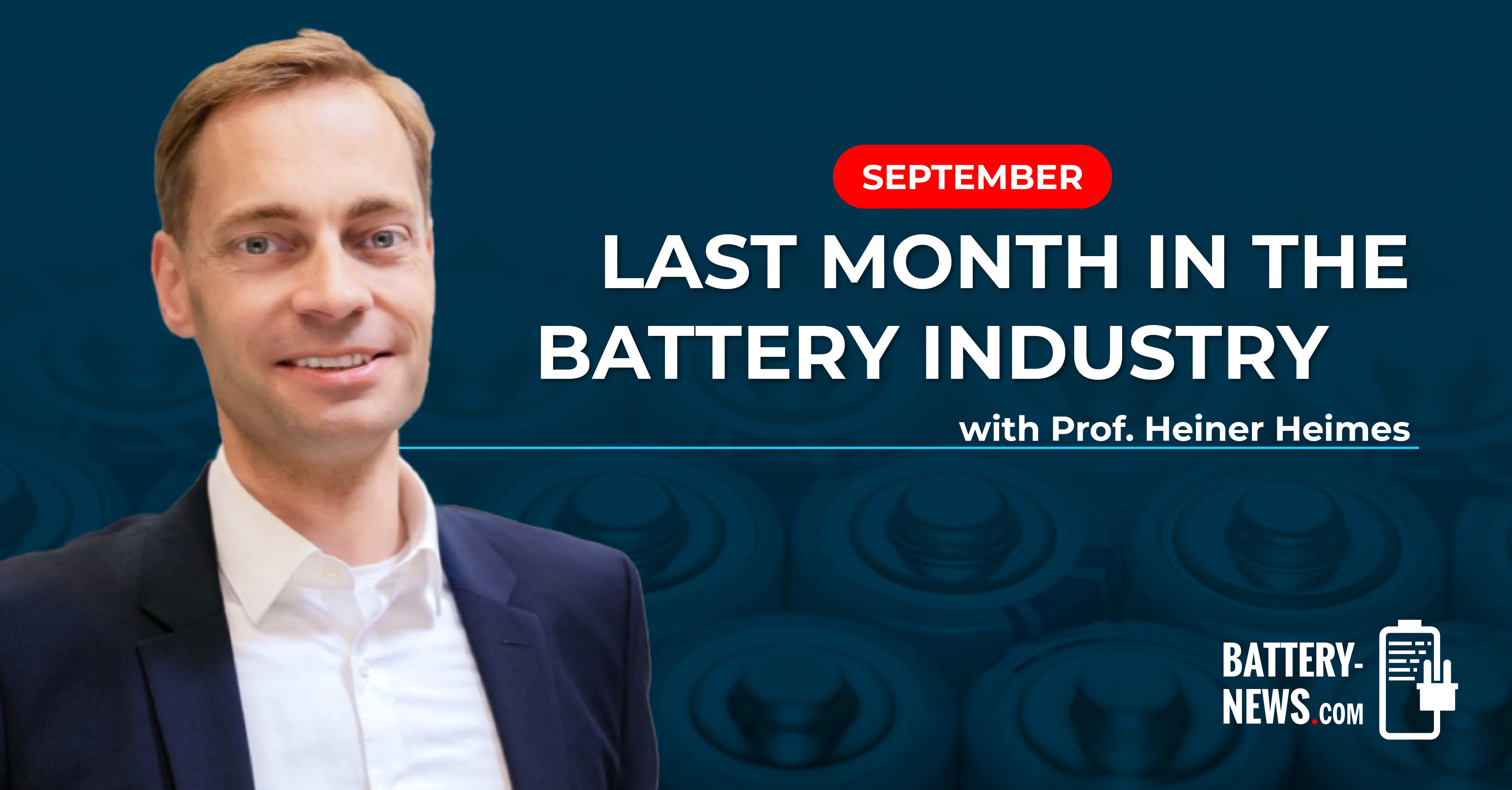 Prof. Heiner Heimes Kommentar (September): Der Batteriewettbewerb wird in der Fabrik entschieden