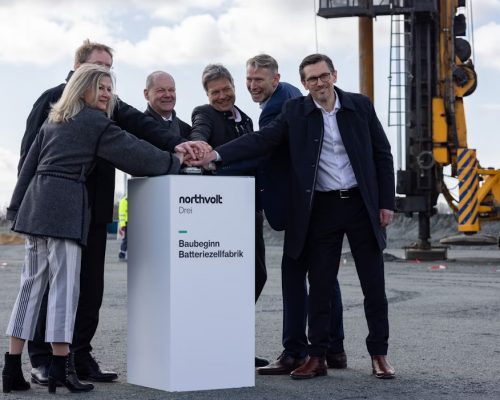 Bau der Gigafactory „Northvolt Drei“ in Heide startet