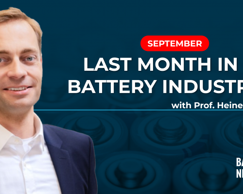 Prof. Heiner Heimes Kommentar (September): Der Batteriewettbewerb wird in der Fabrik entschieden