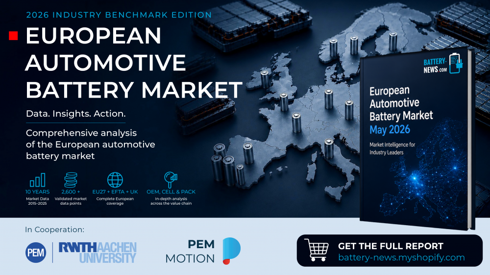 Neuer PEM Battery Report: Datenbasierter Blick auf den europäischen EV-Batteriemarkt