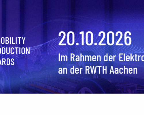 E-Mobility Production Awards: Bewerbungen für Community Award bis 28. September