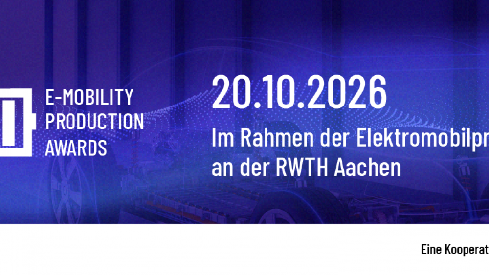 E-Mobility Production Awards: Bewerbungen für Community Award bis 28. September