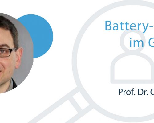 Prof. Guillon: „Die Herausforderung bei der Festkörperbatterie-Technologie besteht darin, die verschiedene Probleme parallel und in relativ kurzer Zeit zu lösen“