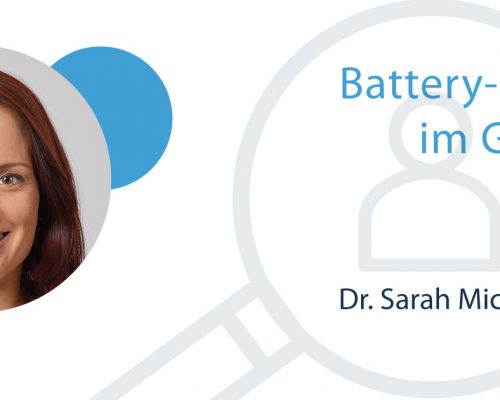 Dr. Sarah Michaelis: „Um im Batteriemarkt erfolgreich zu sein, werden wir den Mut brauchen, in neue Ideen zu investieren.“