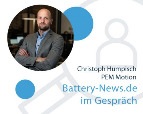 Christoph Humpisch: „Zertifizierungen nach einer ECE R 100 Norm werden ab einem mittleren fünfstelligen Betrag realisierbar.“