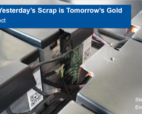 EV Battery – Yesterday´s Scrap is Tomorrow´s Gold