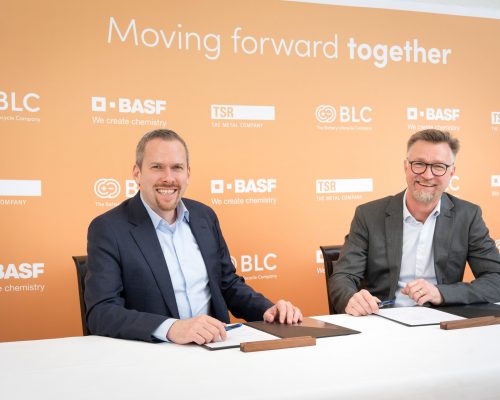 BASF kooperiert mit TSR beim Batterierecycling in Europa
