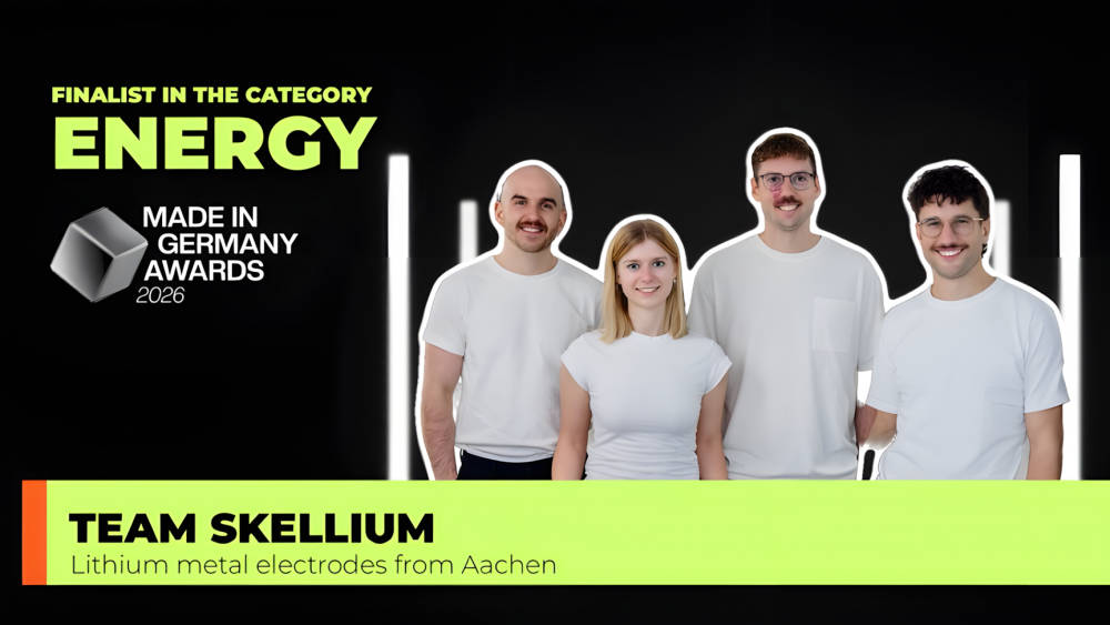 Skellium entwickelt Lithium-Metall-Anoden aus der Schmelze