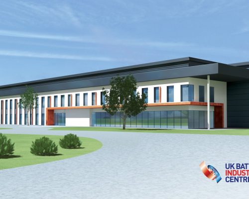 High-Tech Lithium-Ionen-Batteriezellproduktion in Mittelengland