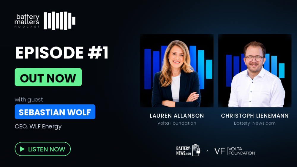 New Podcast: Battery Matters Features Sebastian Wolf’s New Venture in Debut Episode
