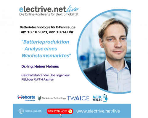 „electrive.net Live“: PEM analysiert Akku-Markt